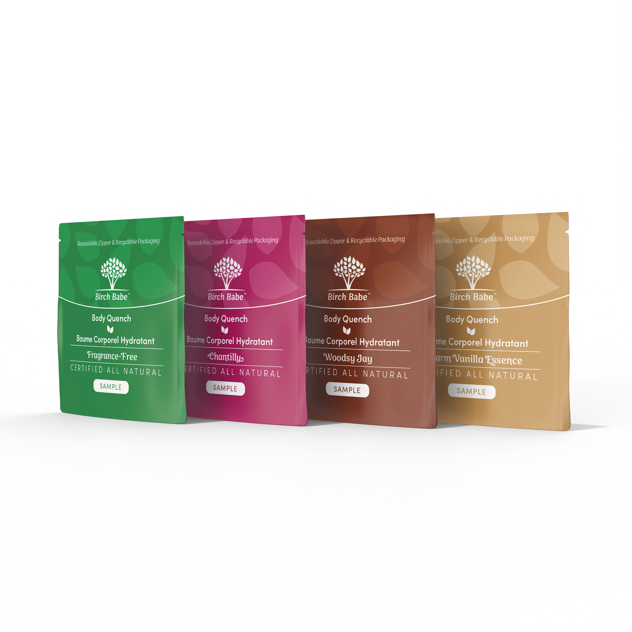 Body Quench Sample - Set of 4