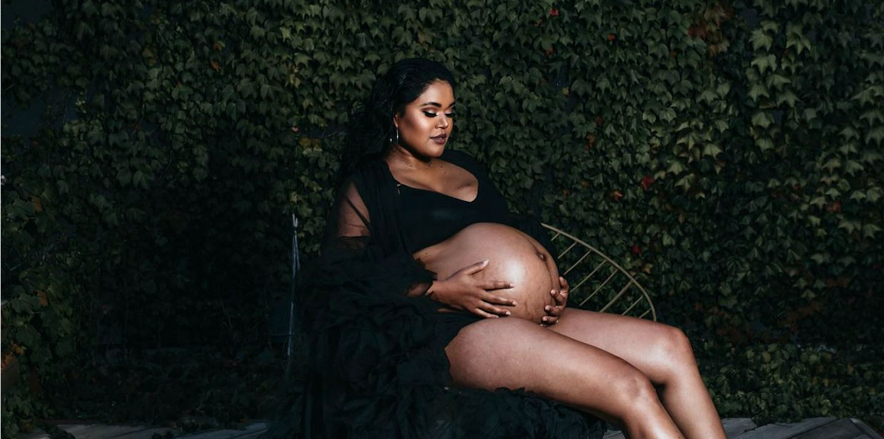 How this mom to be get's her glow during this stunning photoshoot!